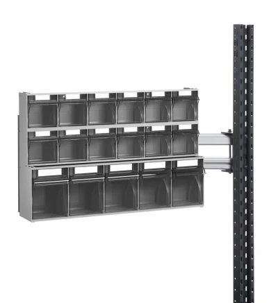 Otočné rameno s vyklápěcími boxy