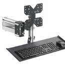Otočné rameno s přihrádkou a držákem na monitor
