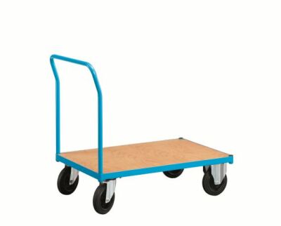 Manipulační vozík s dřevěnou základnou