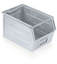 Zkosený kovový stohovací box