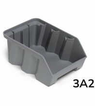 Zkosený stohovací AIR box - recyklát