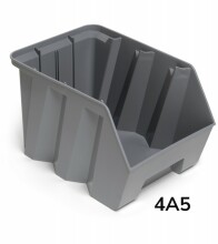 Zkosený stohovací AIR box - recyklát