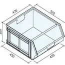 Zkosený stohovací box