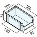 Zkosený stohovací box