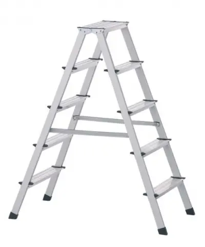 Praktický stupňový žebřík, oboustranně schůdný